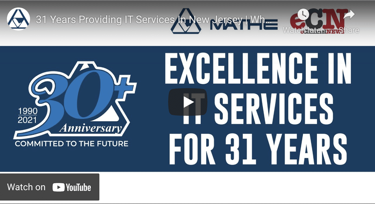Mathe’s 31-Year IT Services in New Jersey